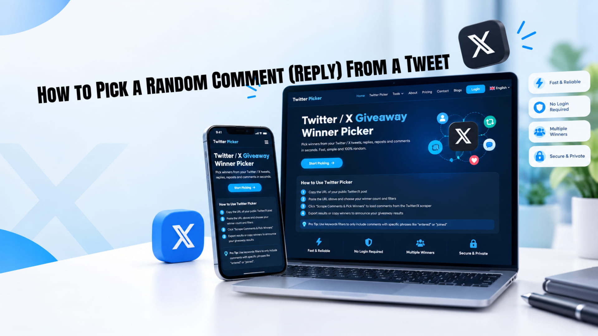 How to Pick a Random Comment (Reply) From a Tweet