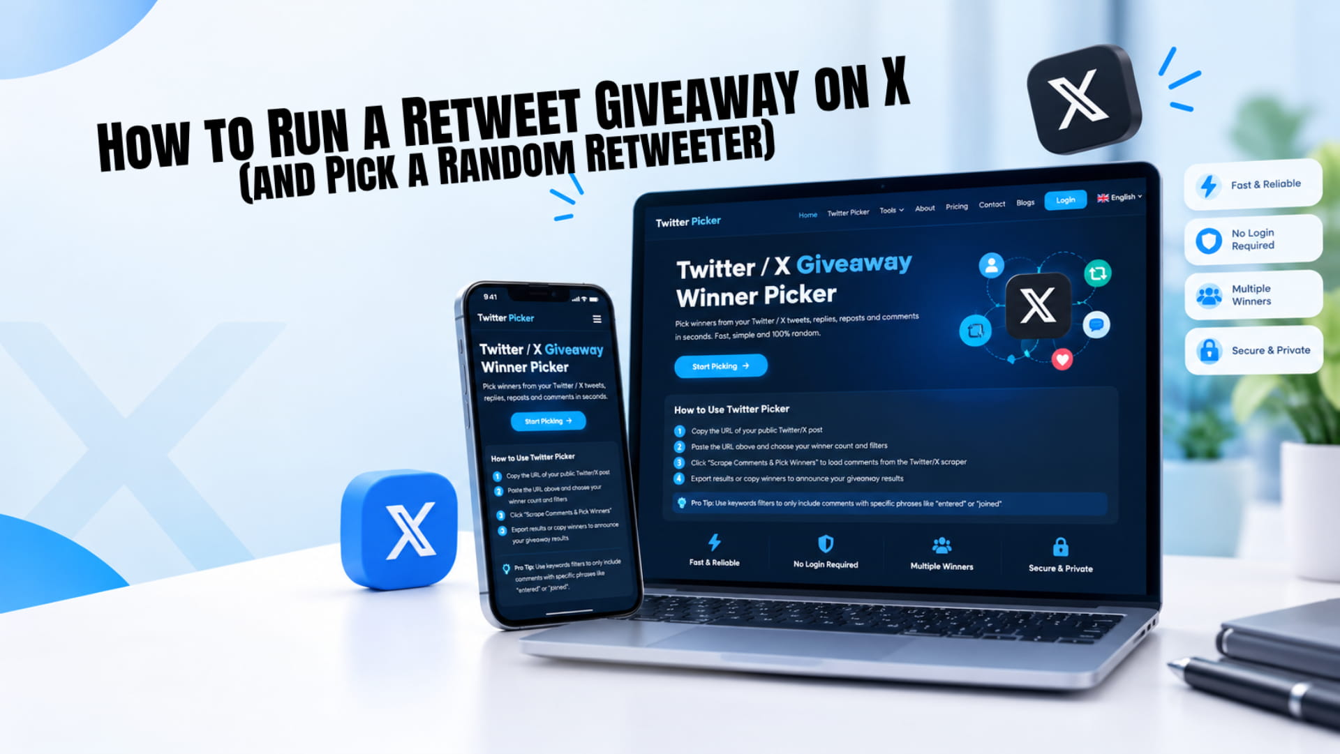 How to Run a Retweet Giveaway on X (and Pick a Random Retweeter)